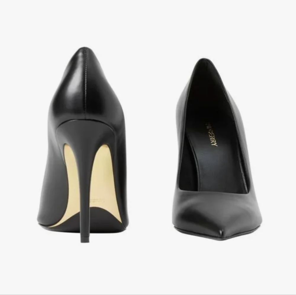Burberry point pumps black size 6.5 - Picture 5 of 6